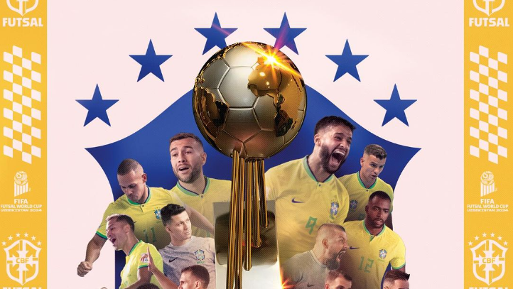 Manoel Tobias comemora título da Seleção Brasileira de Futsal