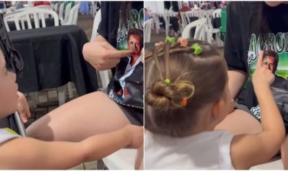 Filha de Virginia e Zé Felipe sente ciúmes do avô Leonardo e vídeo viraliza