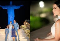 Michel Teló se declara a Thais Fersoza após renovarem votos aos pés do Cristo