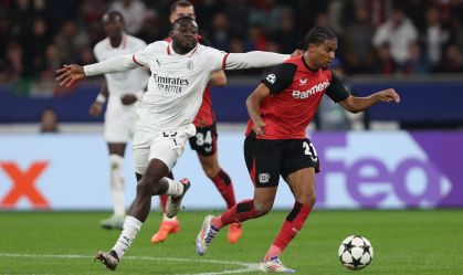Bayer Leverkusen segura o Milan e vence pela Champions League