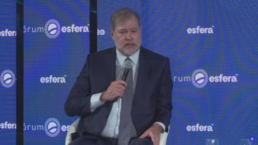 Ministro Dias Toffoli em discurso no Fórum Esfera, em Roma