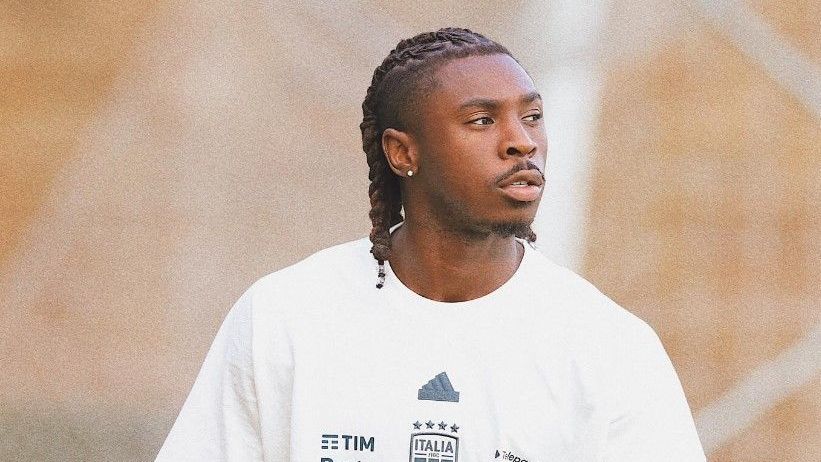 Moise Kean, centroavante da Fiorentina e da Seleção Italiana