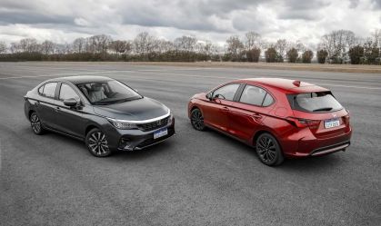 Honda City Sedan e Hatch 2025: modelo ganha novo visual