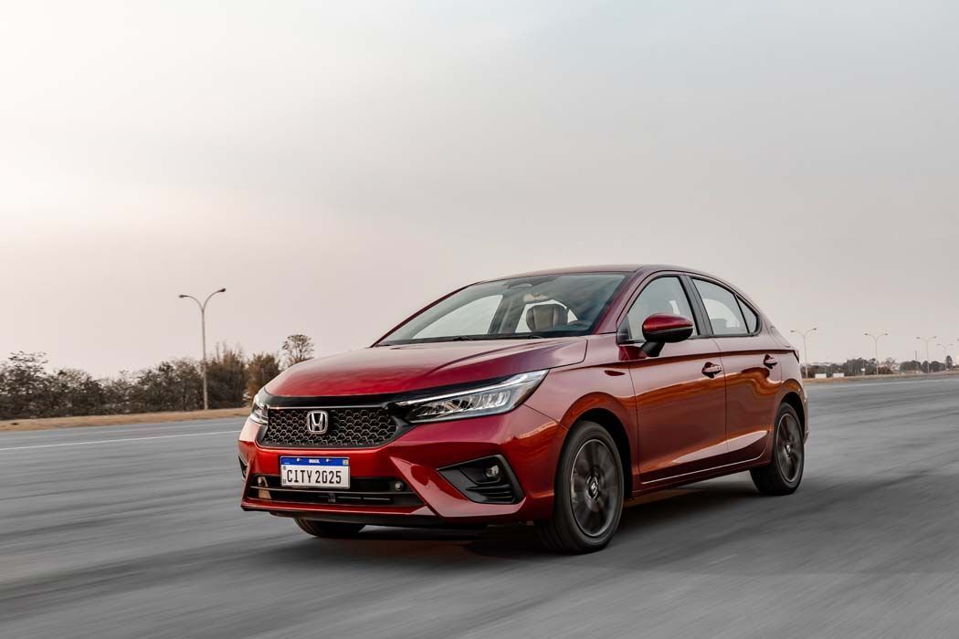 Honda City Hatch 2025: modelo ganha novo visual • Caio Mattos/Honda/Divulgação