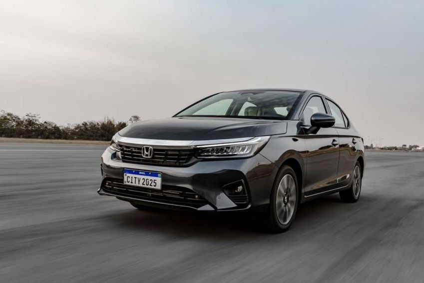 Honda City Sedan 2025: modelo ganha novo visual • Caio Mattos/Honda/Divulgação