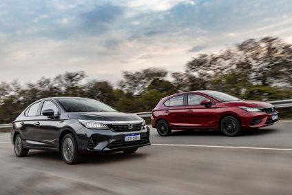 Honda City Sedan e Hatch 2025: modelo ganha novo visual