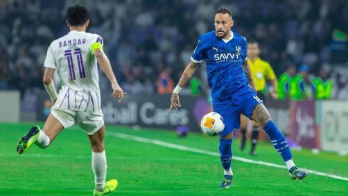 Neymar retorna na vitória, por 5 a 4, do Al-Hilal contra o Al-Ain