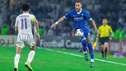 Neymar retorna na vitória, por 5 a 4, do Al-Hilal contra o Al-Ain