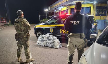 Polícia prende casal de traficantes que transportava 9kg de haxixe em SC
