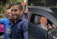 André Fernandes e Evandro Leitão chegam para debate da Globo em Fortaleza