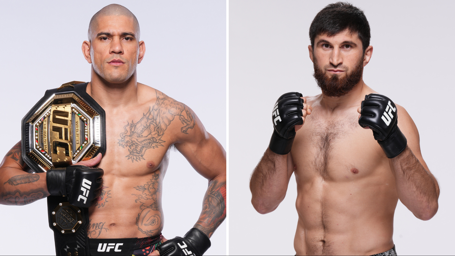 Alex Poatan e Magomed Ankalaev, lutadores do UFC