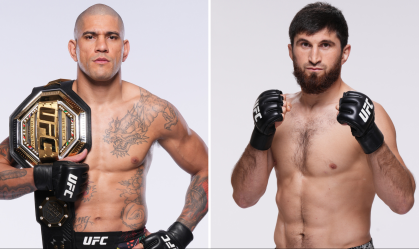 Alex Poatan e Magomed Ankalaev, lutadores do UFC