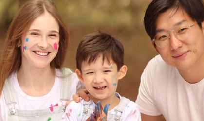 Pyong, Sammy e o filho, Jake