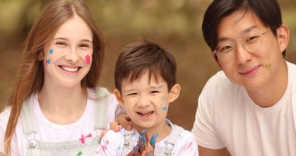 Pyong, Sammy e o filho, Jake