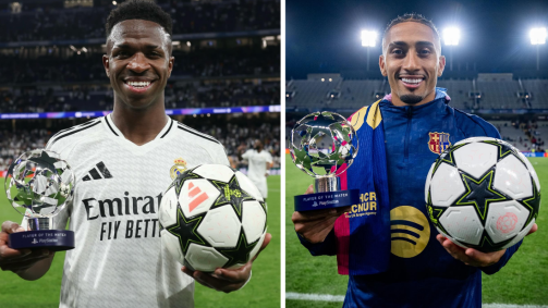 Vinicius Jr. e Raphinha se enfrentarão neste sábado (26)