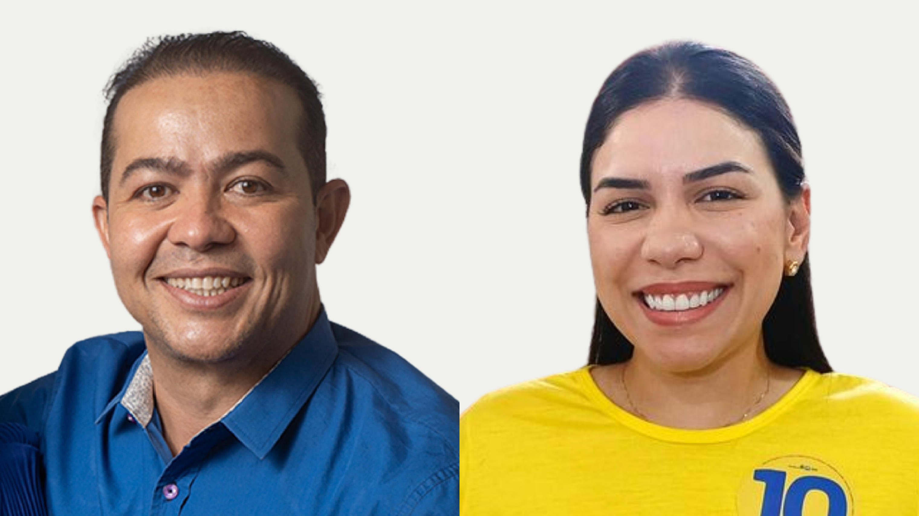 Rildo Amaral (à esquerda) lidera em Imperatriz contra Mariana Carvalho, segundo pesquisa