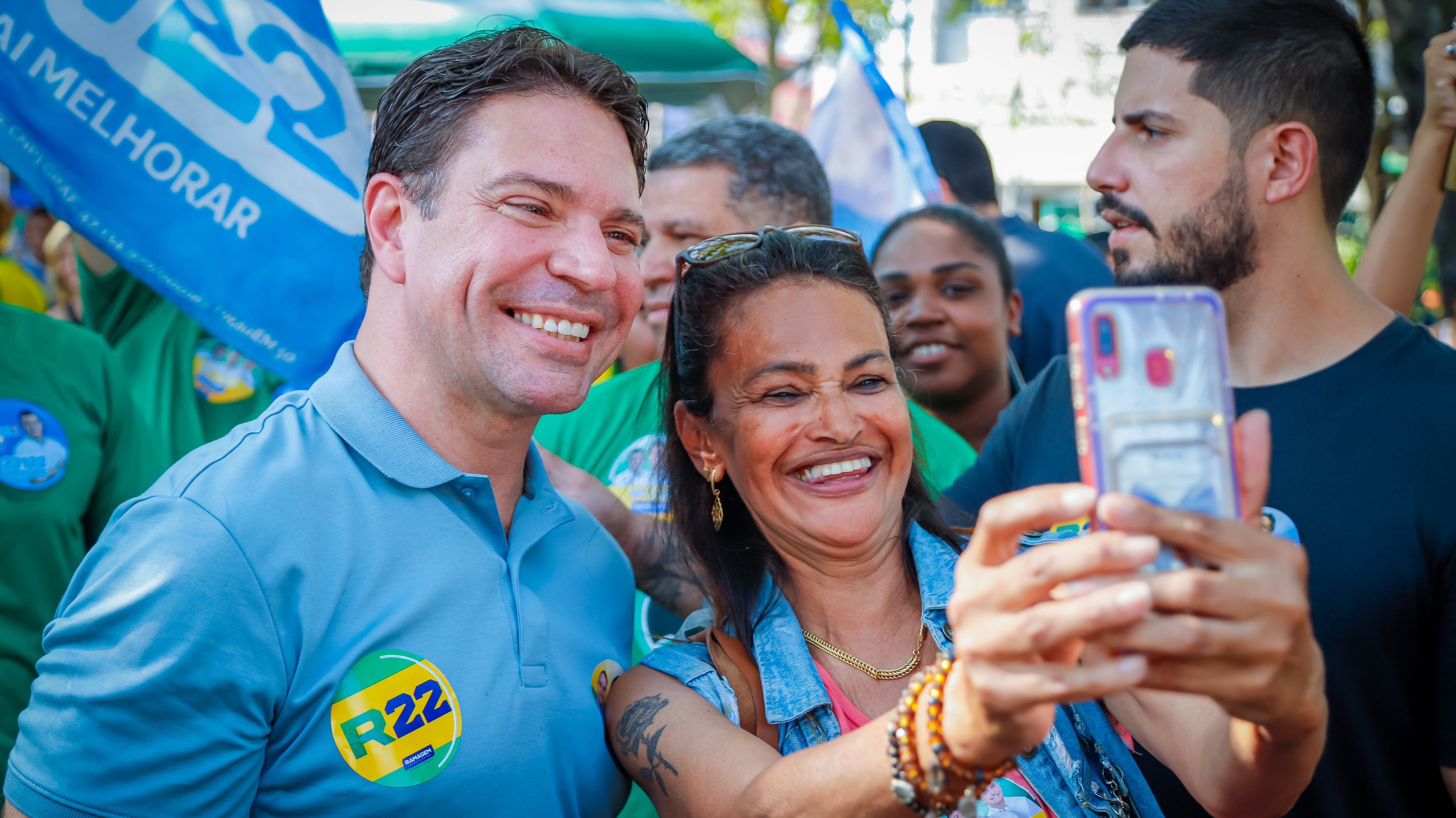 Ramagem teve encontro com apoiadores na zona norte do Rio • Divulgação