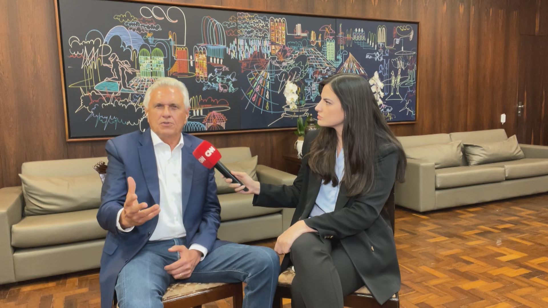 Governador de Goiás, Ronaldo Caiado (União Brasil), em entrevista à CNN, em 28 de outubro de 2024