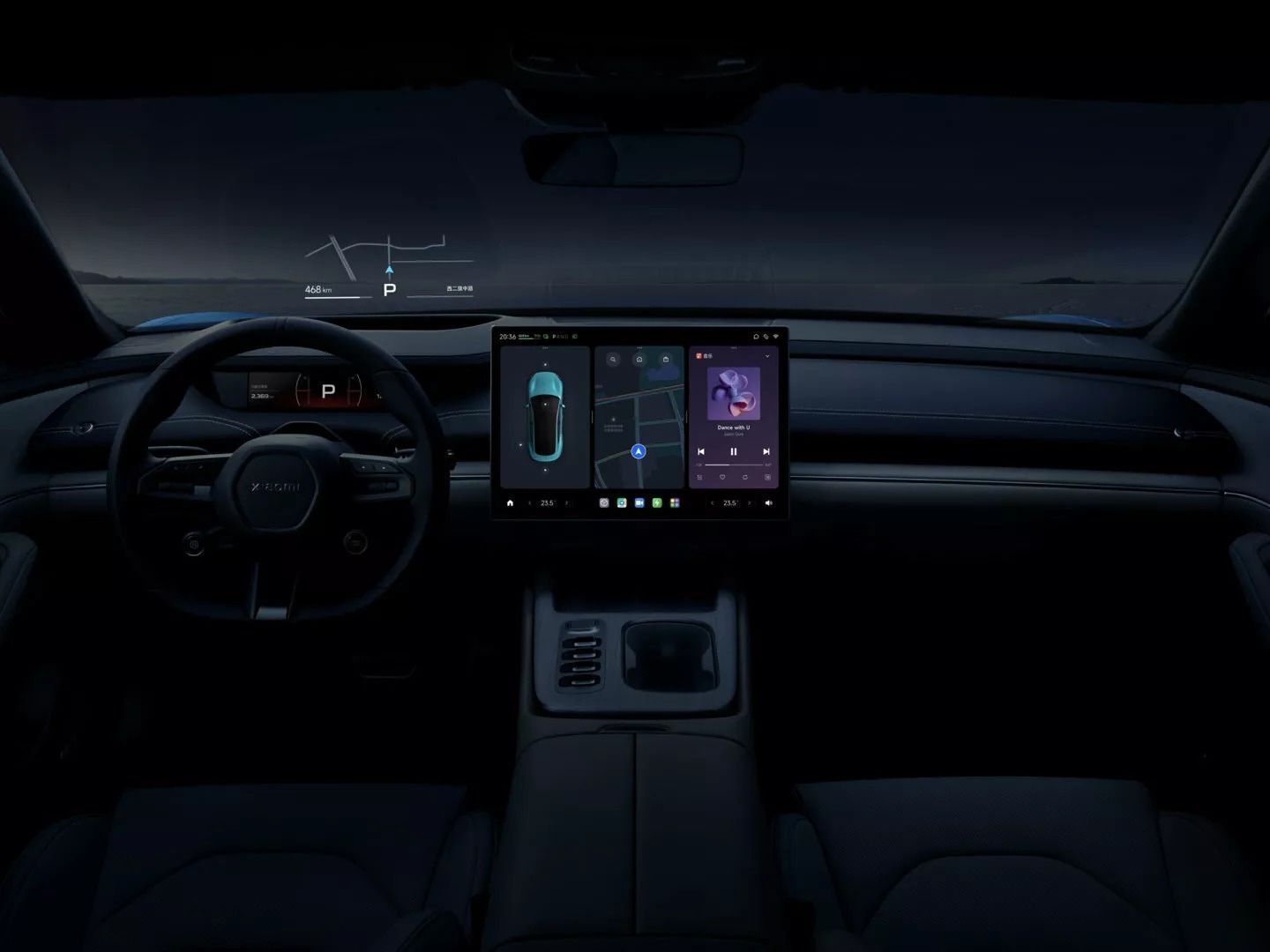 Interior do SU7 • Divulgação