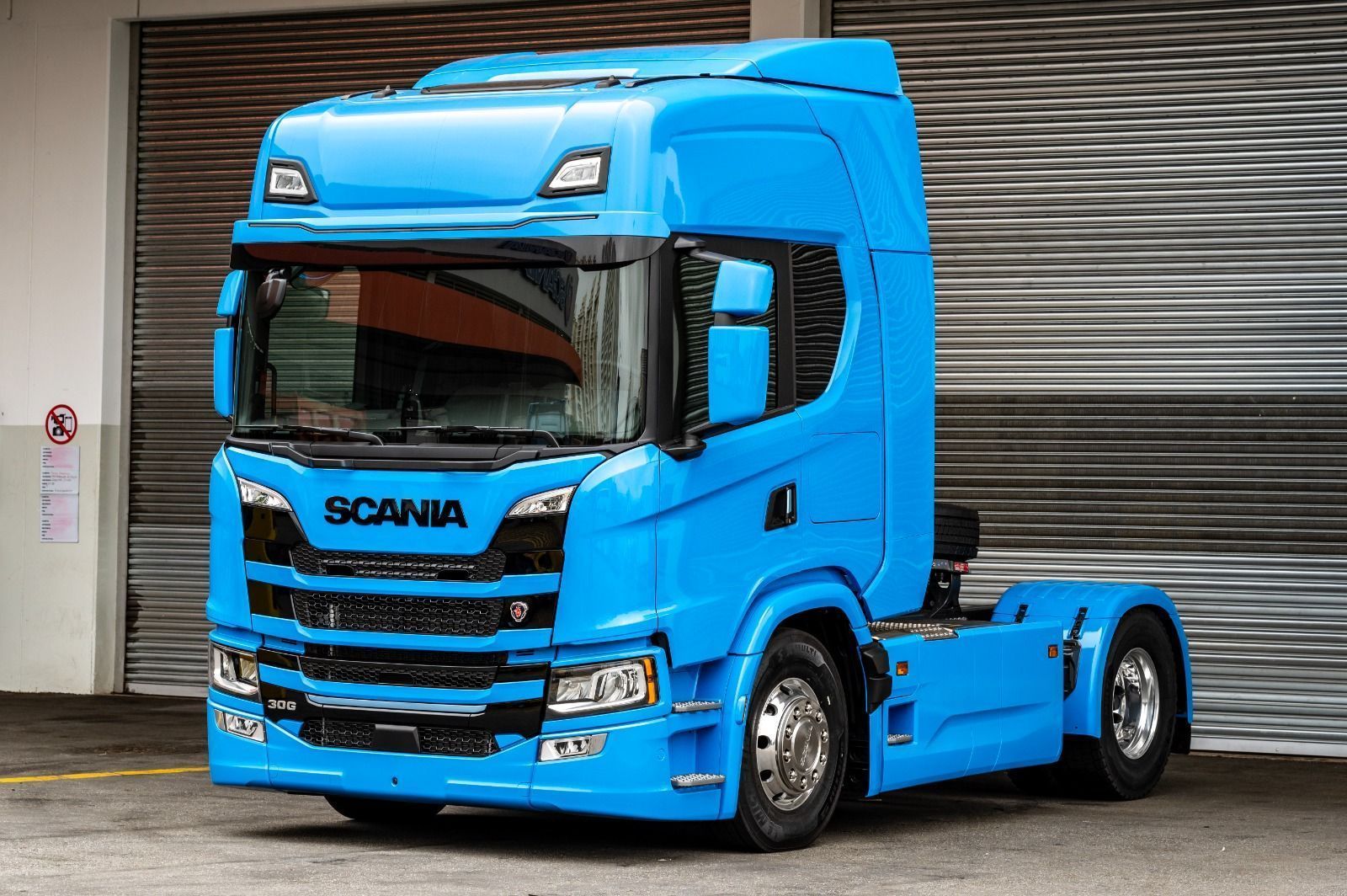 Scania 30 G pode rodar até 250 km com uma carga completa • Divulgação