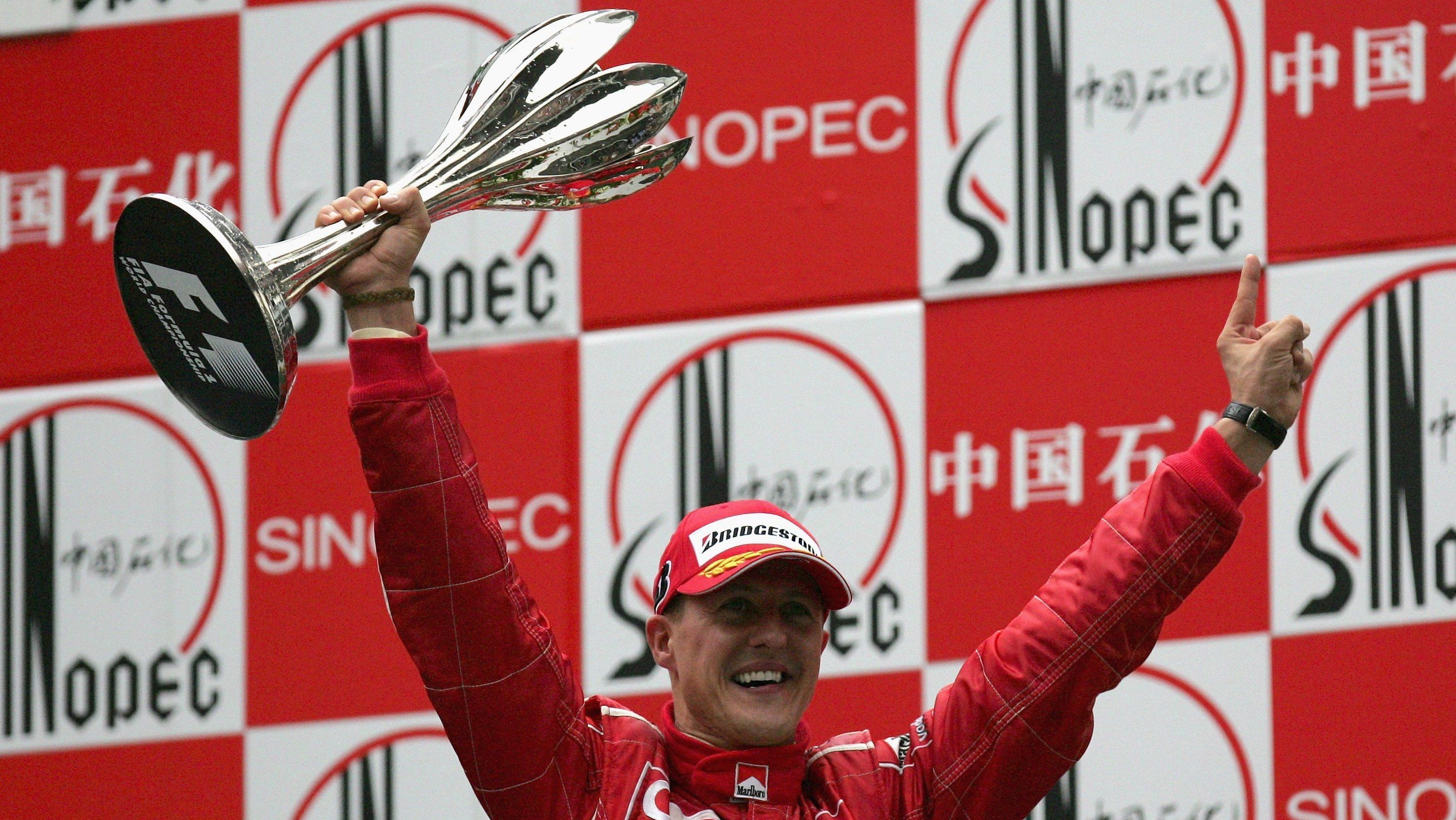 Michael Schumacher conquistou sua última vitória na Fórmula 1 na China em 2006