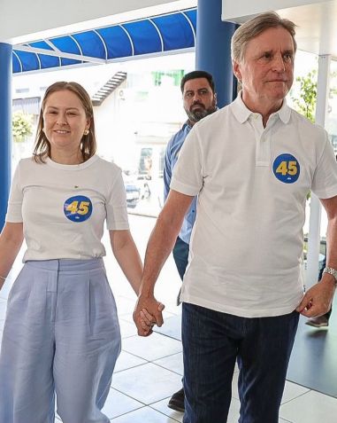 Candidato à prefeitura de Florianópolis Dário Berger (PSDB) • Reprodução