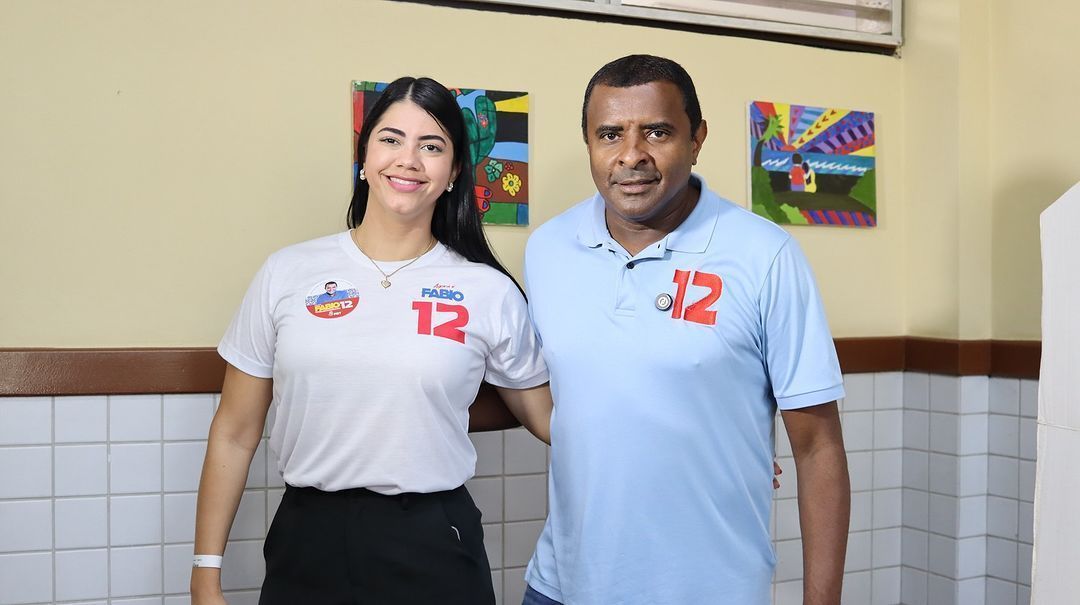 O candidato Fábio Câmara (PDT) votou em São Luís neste domingo (6) • Reprodução/redes sociais