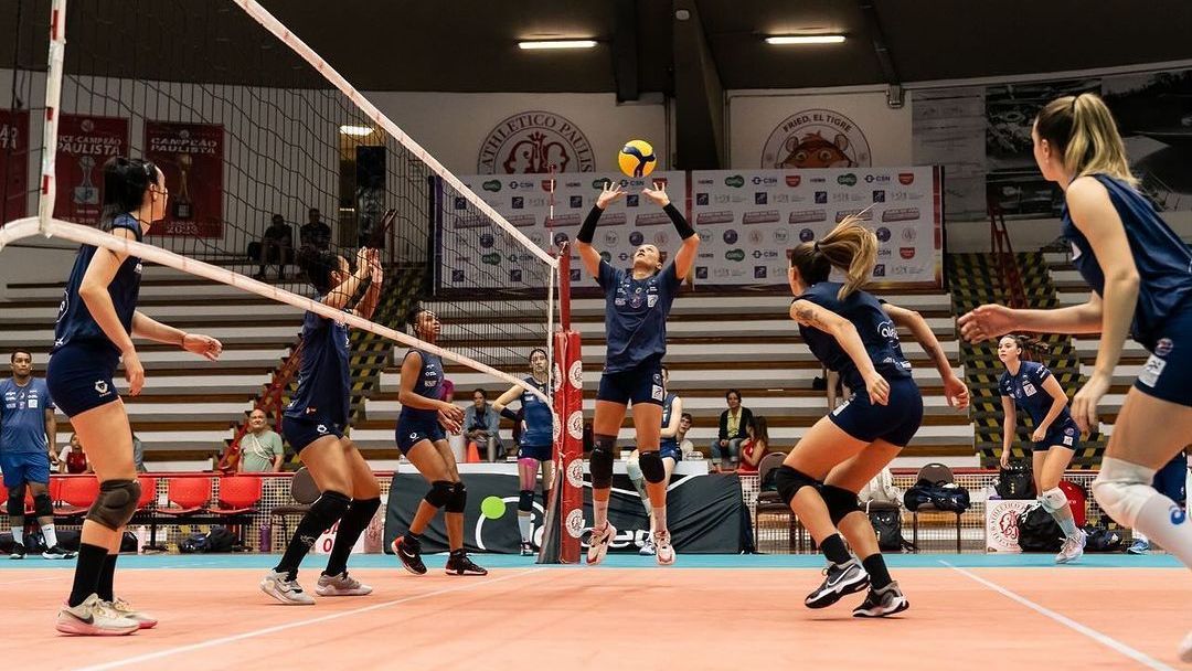 Equipe do Barueri na Super Liga Feminina