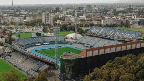 Estádio Maksimir, em Zagreb, na Croácia