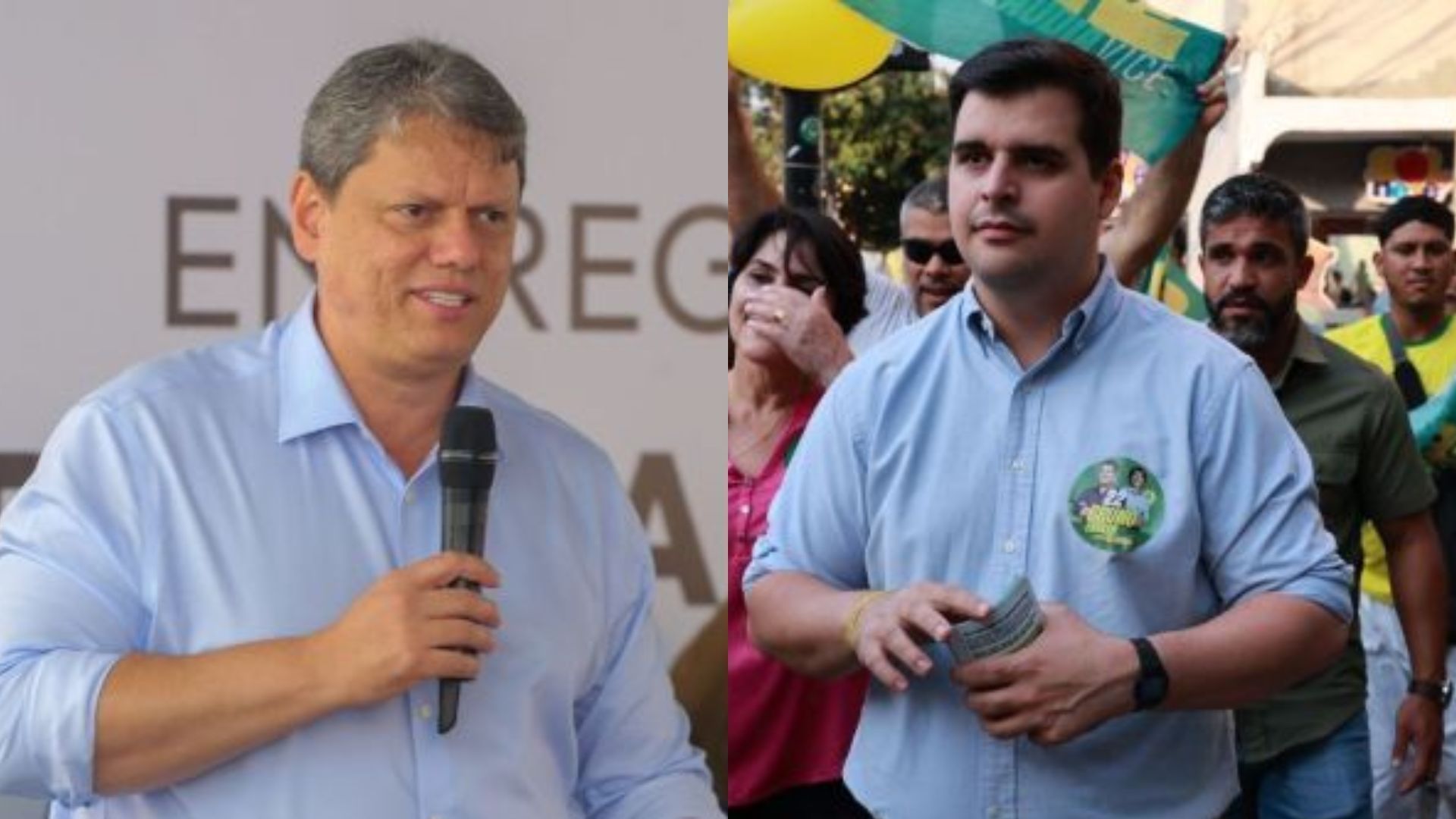 Tarcísio de Freitas e Bruno Engler