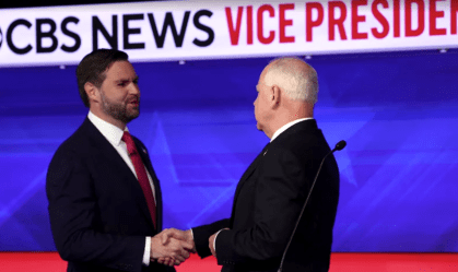 Debate entre JD Vance e Tim Walz quebra padrão e é marcado pela cordialidade