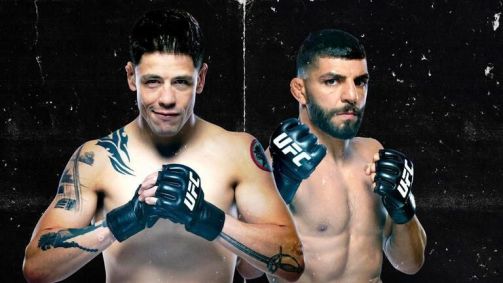 Brandon Moreno enfreta Almir Albazi na luta principal do UFC Edmonton