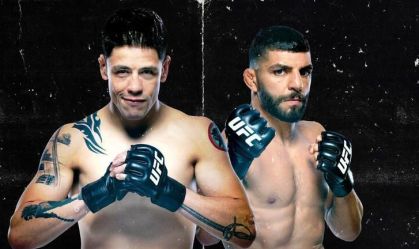 Brandon Moreno enfreta Almir Albazi na luta principal do UFC Edmonton