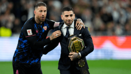 Ilia Topuria, campeão do UFC no Santiago Bernabéu