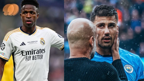 Vini Jr., do Real Madrid e Rodri, do Manchester City