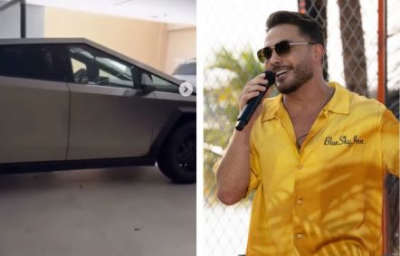 O cantor Wesley Safadão comprou uma Tesla Cybertruck