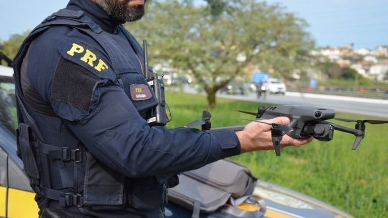 PRF está utilizando drones para fiscalizar rodovias federais