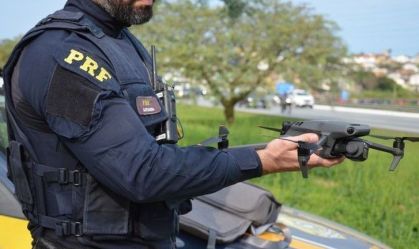 PRF está utilizando drones para fiscalizar rodovias federais