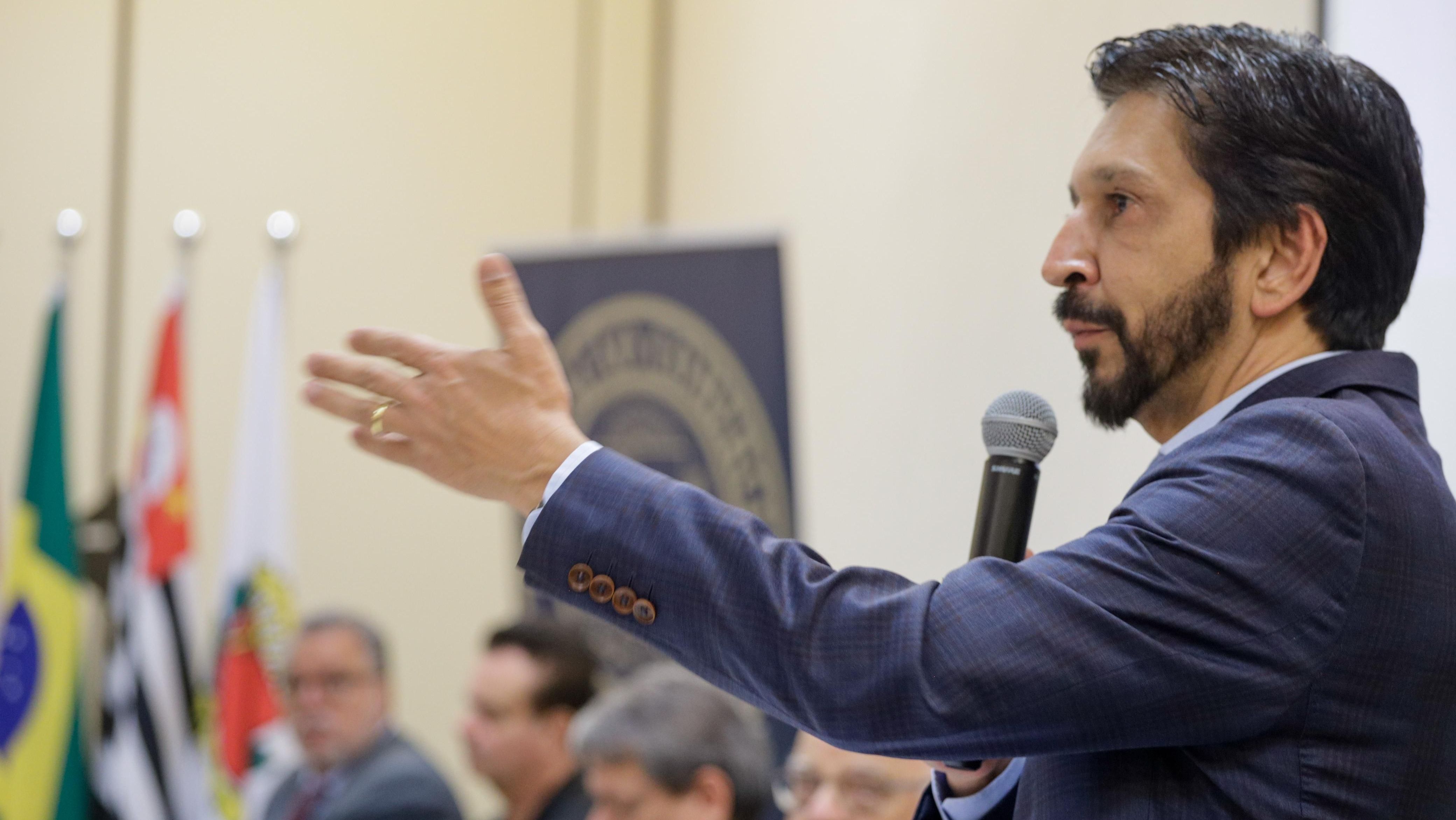 Nunes disse que sua relação com Tarcísio não é partidária, mas sim republicana e de interesse para a cidade • Divulgação