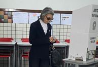 Cármen Lúcia vota em Belo Horizonte