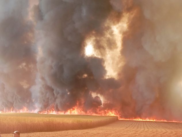 Incêndio florestal em Ribeirão Corrente (SP) • Gabinete de Crise do Governo de SP