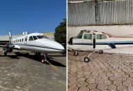 Polícia apreende aviões usados pelo tráfico de drogas em SP