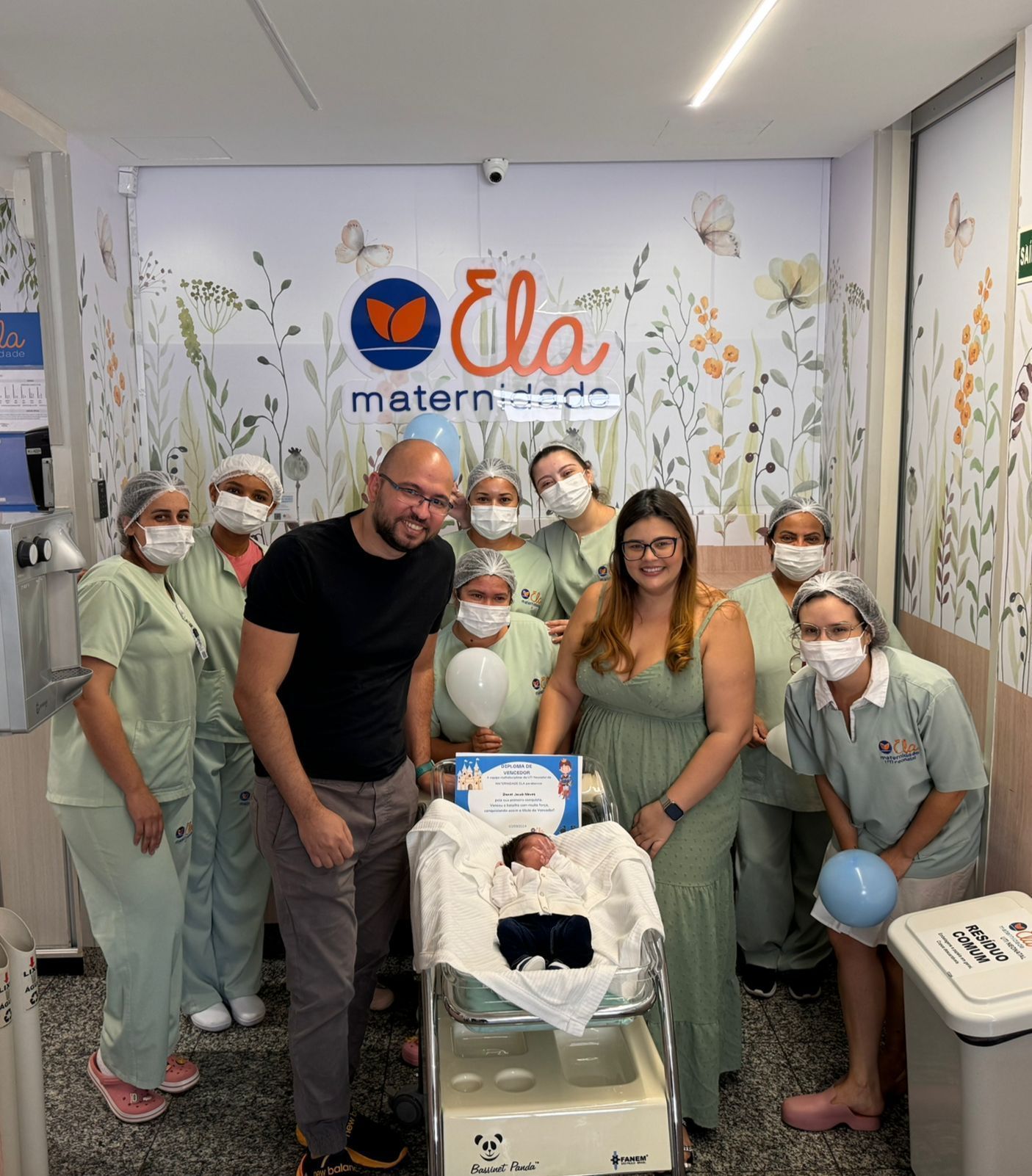 Registro do nascimento do bebê