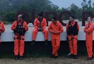 Queda de helicóptero dos bombeiros em MG: foto mostra ocupantes da aeronave antes da decolagem
