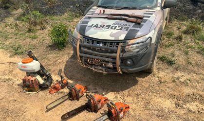 PF e Força Nacional fazem operação contra crimes ambientais no Amazonas