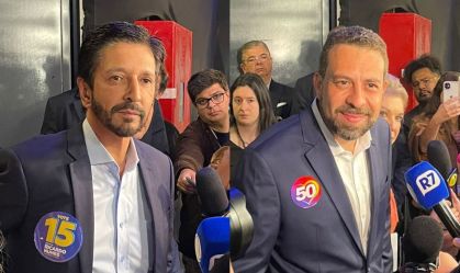 Nunes e Boulos repercutiram o desempenho no debate na saída da TV Bandeirantes