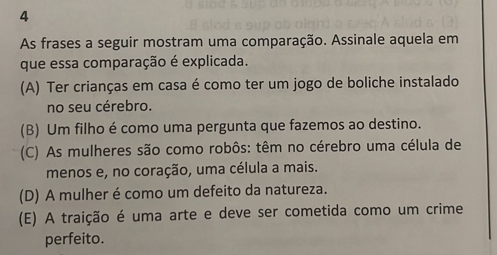 Questão anulada em concurso para a prefeitura de Macaé (RJ) • Reprodução