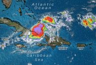 Furacão Oscar chega a Cuba com ventos de mais de 120km/h