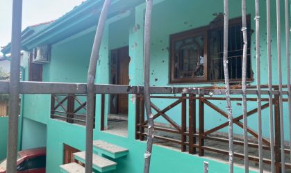 Marcas de tiros e munições: veja como ficou a casa do atirador em Novo Hamburgo