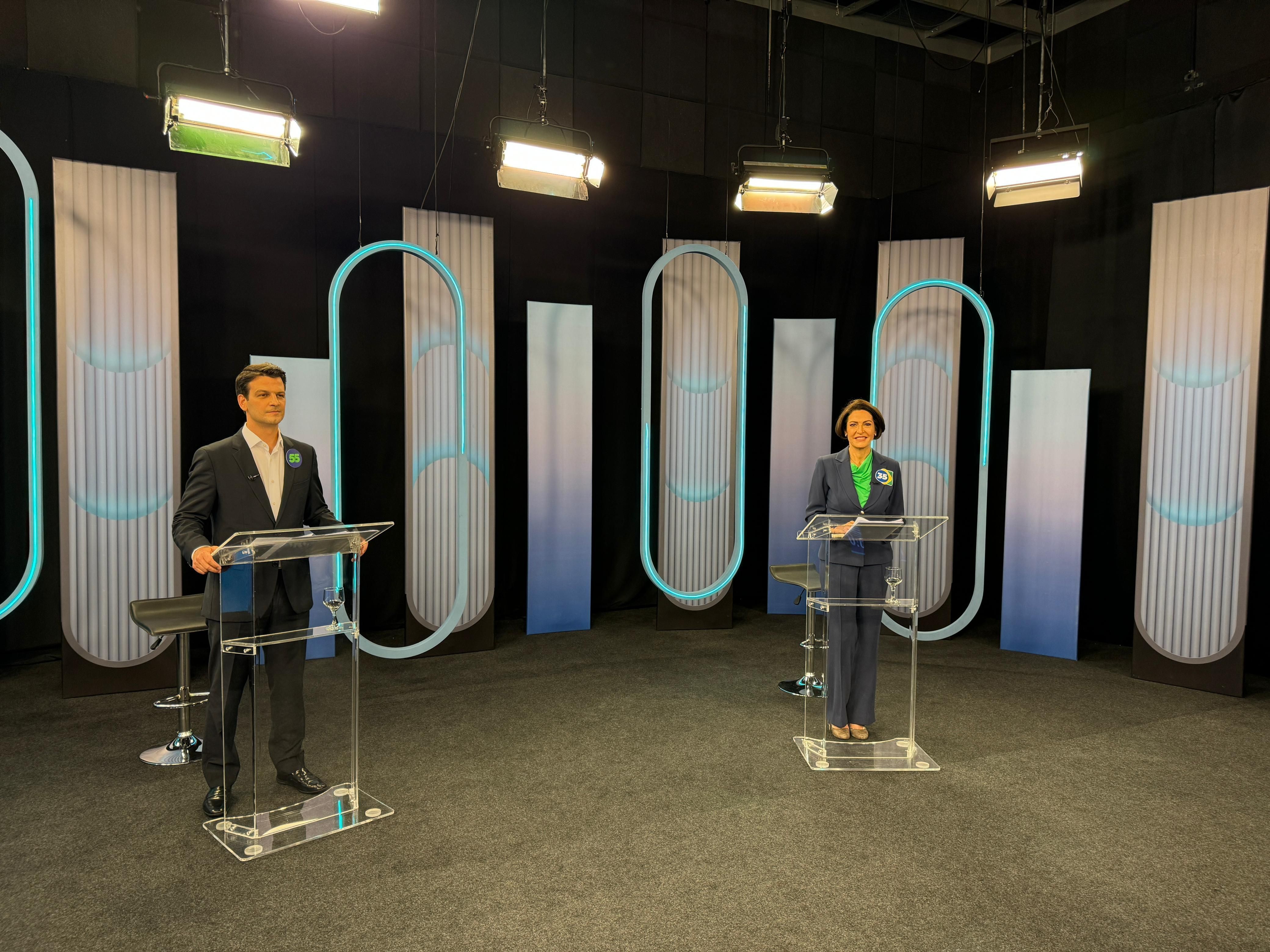 Eduardo Pimentel e Cristina Graeml